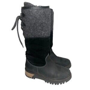 Bos and Co Women’s Ginger Tall Boot size 6 Wool Lined Winter Snow